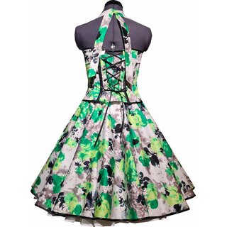 Tanzkleid Korsage zum Petticoat grn schwarze Retroblten
