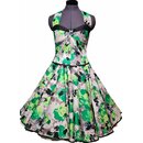 Tanzkleid Korsage zum Petticoat grn schwarze Retroblten