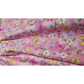  50er Jahre Petticoatkleid rosa Butterfly Schmetterlinge Korsage