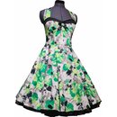 Tanzkleid Korsage zum Petticoat grn schwarze Retroblten