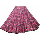 50er JahreTanzrock zum Petticoat rot schwarz