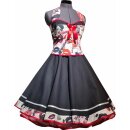 50er Jahre Petticoatkleid Rock Kiss Lipstick zum...