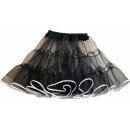 Petticoat 50er Jahre Tüll schwarz Band schwarz...