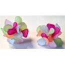 Vintage Ohrschmuck Ohrringe Bl�te bunt