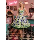 50er Jahre Petticoat Kleid Korsage filigrane grüne...