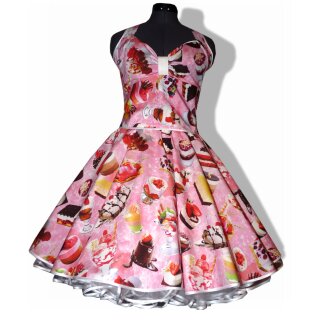 50er Petticoat Kleid Korsage rosa Candysugar
