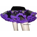 Hot sexy Petticoat Rüschen kurz schwarz lila Modell 2