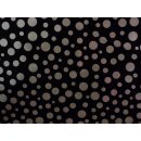 Kleid Rockabilly 2 braunschwarz smaragdgrüne Punkte