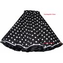 Kleid Rockabilly schwarz weiße große Punkte
