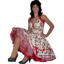 Petticoat Kleid im Rockabillylook süße rote Kirschen