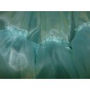 Organdy Glanzpetticoat helltürkis smaragdgrün mint