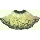 Petticoat gelb voluminös 2 Lagen