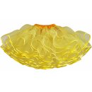 Petticoat gelb voluminös 2 Lagen