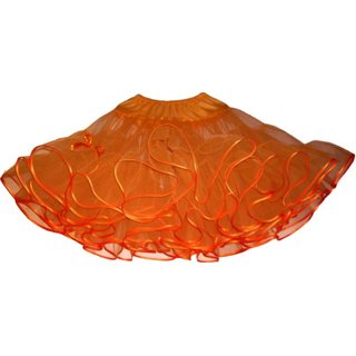 Petticoat orange voluminös 2 Lagen