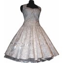 50er Jahre Brautkleid Korsage mit Rosen