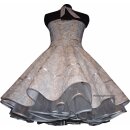 50er Jahre Brautkleid Korsage mit Rosen