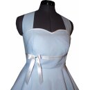 50er Jahre Tanzkleid uni hellblau zum Petticoat