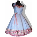 Petticoatkleid hellblau Tanzkleid Rockabilly kleine...