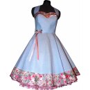 Petticoatkleid hellblau Tanzkleid Rockabilly kleine...