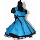Petticoatkleid Kinder Mädchen Petticoat Kindertanzkleid Punkte türkis rot grün lila pink