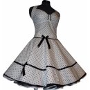 50er Jahre Punkte Petticoat Kleid Rockabilly Brautkleid...