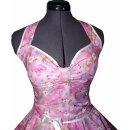 50er Jahre Petticoatkleid rosa Butterfly Schmetterlinge
