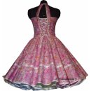 50er Jahre Petticoatkleid rosa Butterfly Schmetterlinge