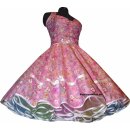 50er Jahre Petticoatkleid rosa Butterfly Schmetterlinge