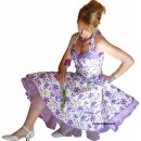 Petticoatkleid 50er JahreTanzkleid  lila Paisleydessin