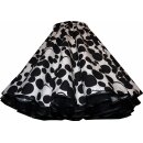 Peppiges Petticoatkleid schwarze Punkte und Kreise