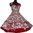 Petticoat Kleid rote Kirschen Rockabillykleid verschiedene Farben