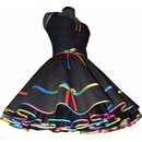 ElegantesTanzkleid Kleid  zum Petticoat regenbogen 