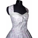 Petticoat Korsagen Kleid orchidee Blüten