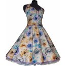 Petticoat Kleid filigrane türkisene Rosen