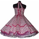 50er Petticoatkleid 3 weiß tanzende pink, lila, rot oder türkis