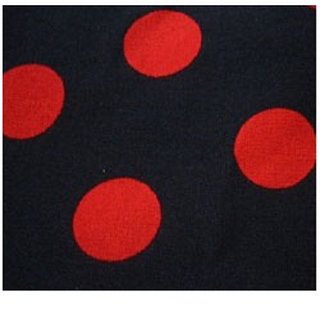 Tellerrock schwarz große rote Punkte