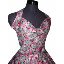 Petticoat Keid grau rosa Blüten Millefleur