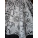 Petticoat Kleid weiß schwarze Stiefmütterchen