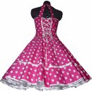 50er Kleid Korsagen Petticoat Kleid rot pink Herzen