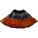 Petticoat orange Unterrock mit Organza und Tüll kombiniert