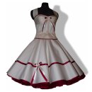 50er Brautkleid Korsage Rockabillyhochzeit  creme zum...