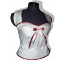 50er Brautkleid Korsage Rockabillyhochzeit  creme zum Petticoat