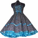 Petticoat Vintage Kleid schwarz weiße...