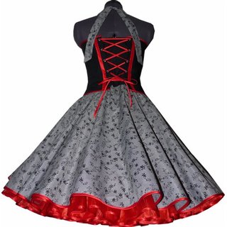 50er Petticoat Kleid Korsage Blumenkaro