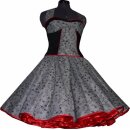 50er Petticoat Kleid Korsage Blumenkaro