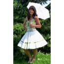 Petticoatkleid 50er Jahre creme Brautkleid Hochzeitskleid...