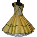 50er Jahre Petticoatkleid Brautkleid  gelb zum Petticoat...