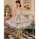Punktekleid Rockabilly 2 Tupfen lila grün 36...