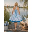 Punktekleid Rockabilly weiß große...