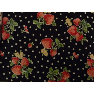50er Erdbeerkleid Petticoattanzkleid  schwarz mit weißen Punkten